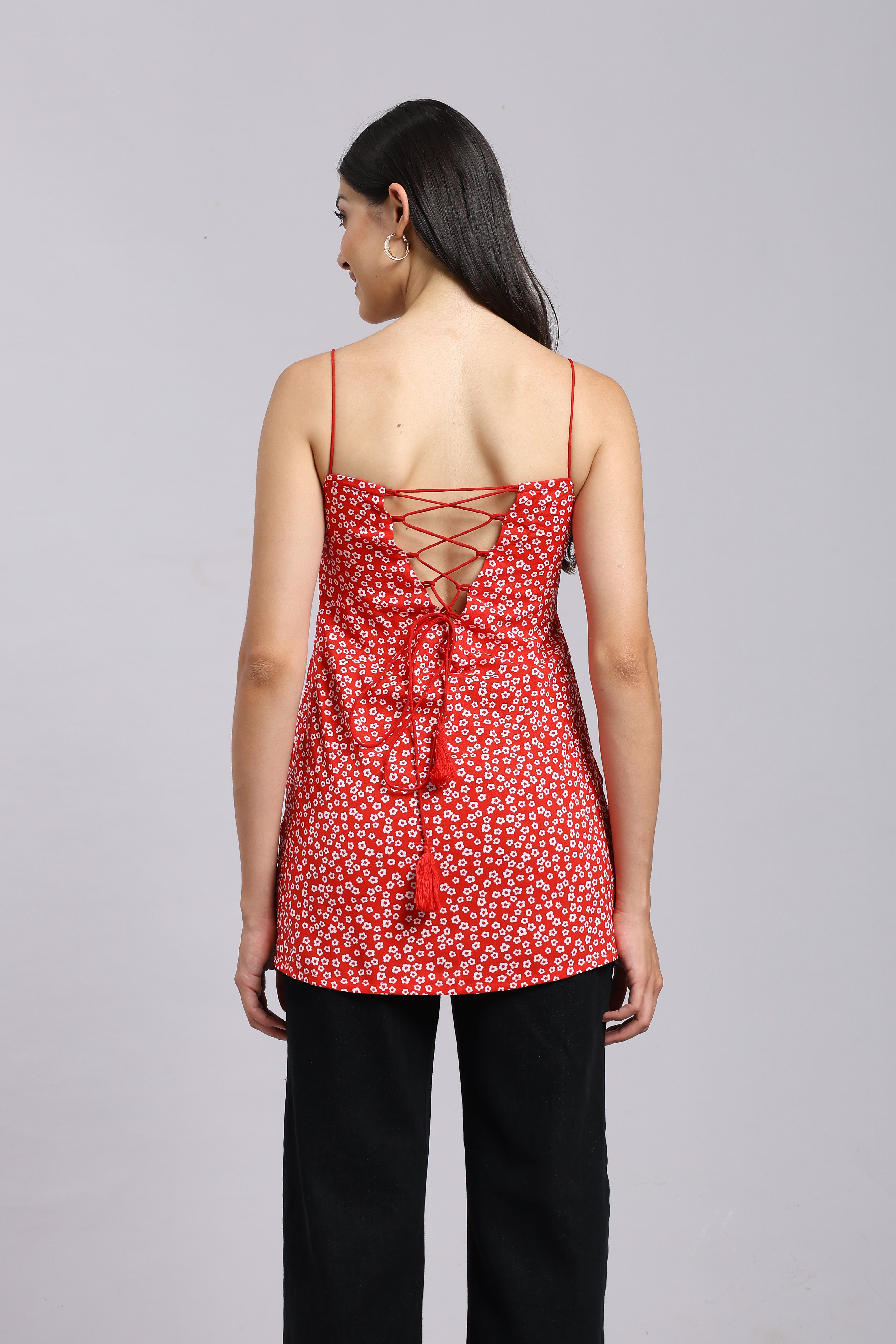 AARSI Tina Flora Halter Kurti