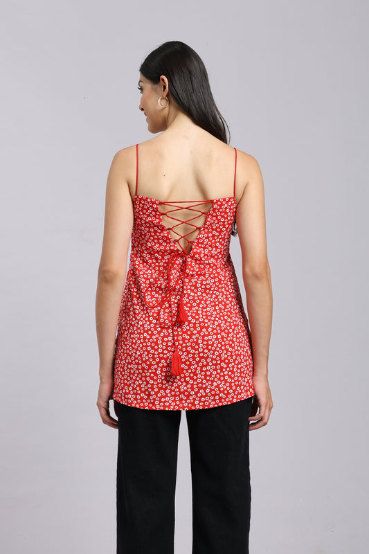 AARSI Tina Flora Halter Kurti