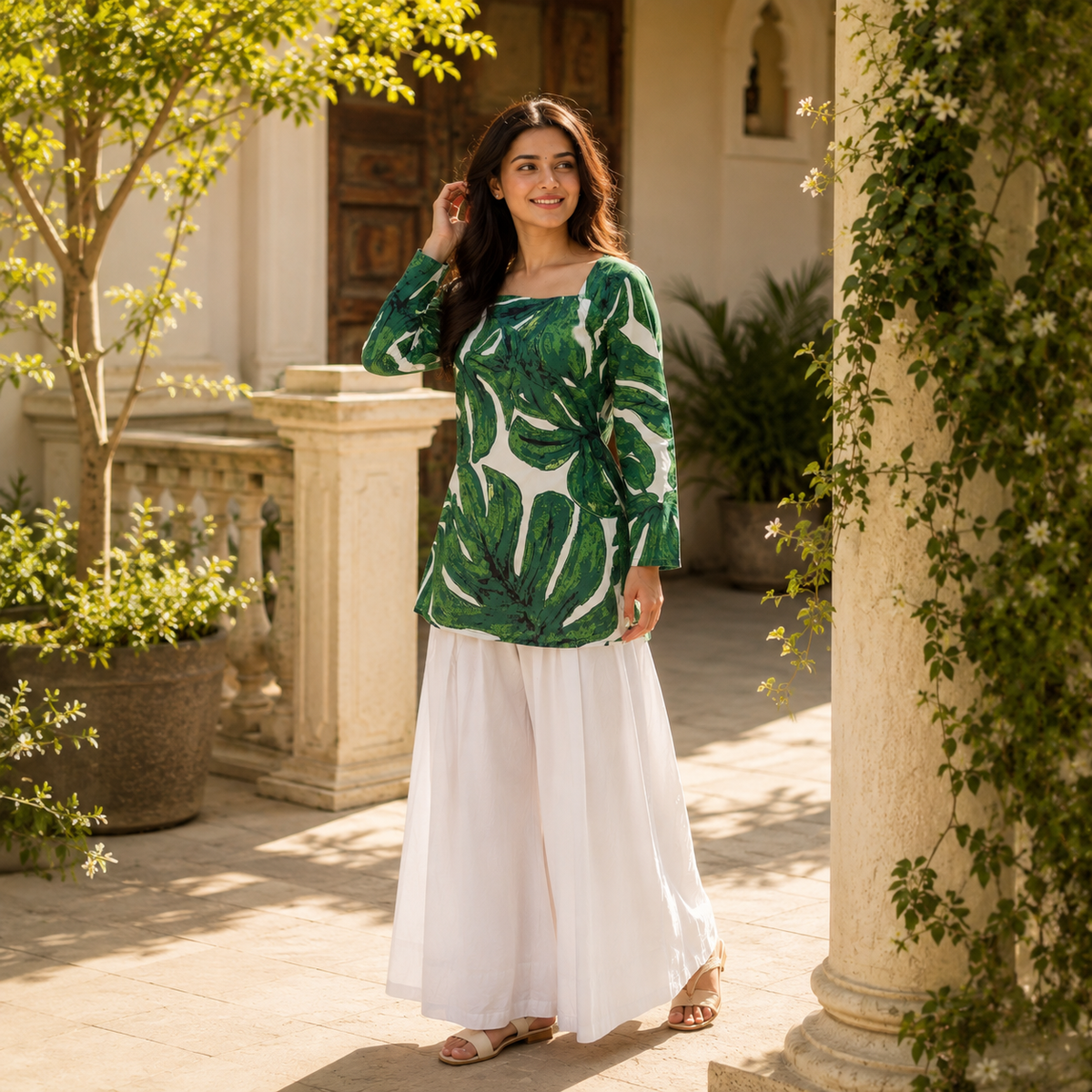 AARSI Aanya Palmscape Kurti