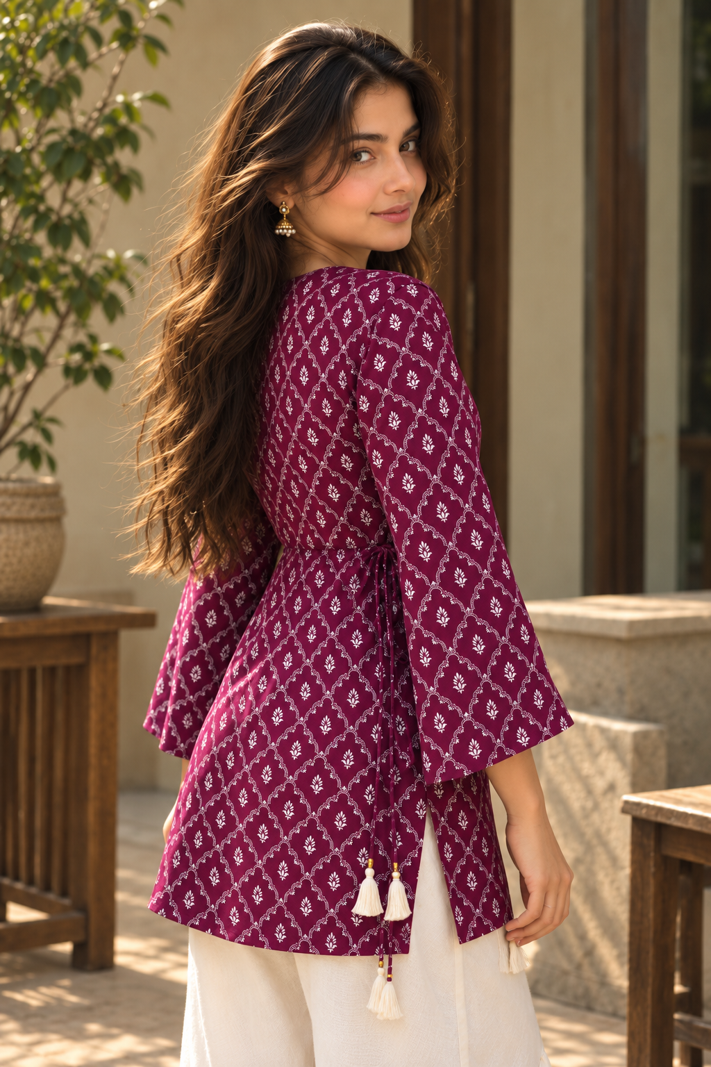 AARSI Noorani Side-Tie Kurti