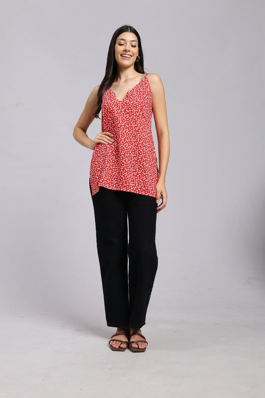 AARSI Tina Flora Halter Kurti