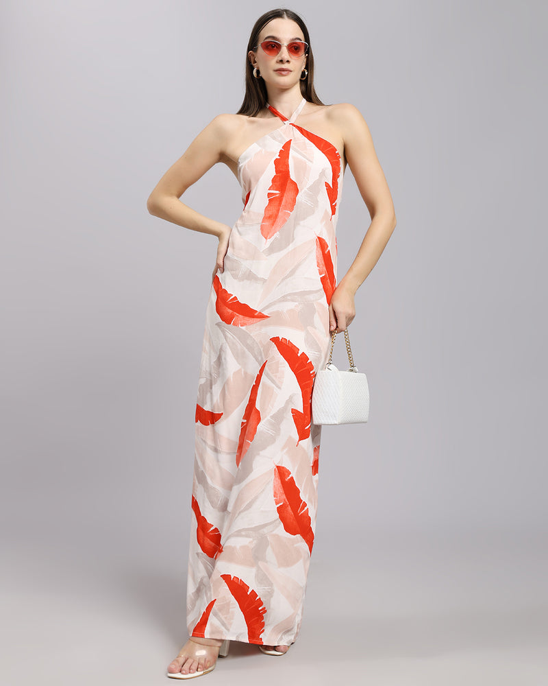 Maxi Halterneck Dress