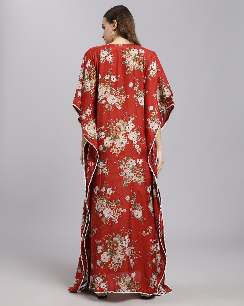 Kimono Kitsch - Wine & Brown
