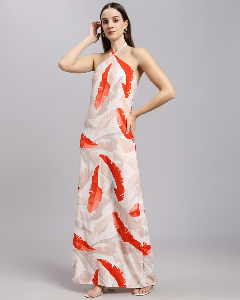 Maxi Halterneck Dress