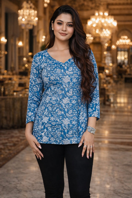 AARSI Myra Indigo Waves Resort Kurti