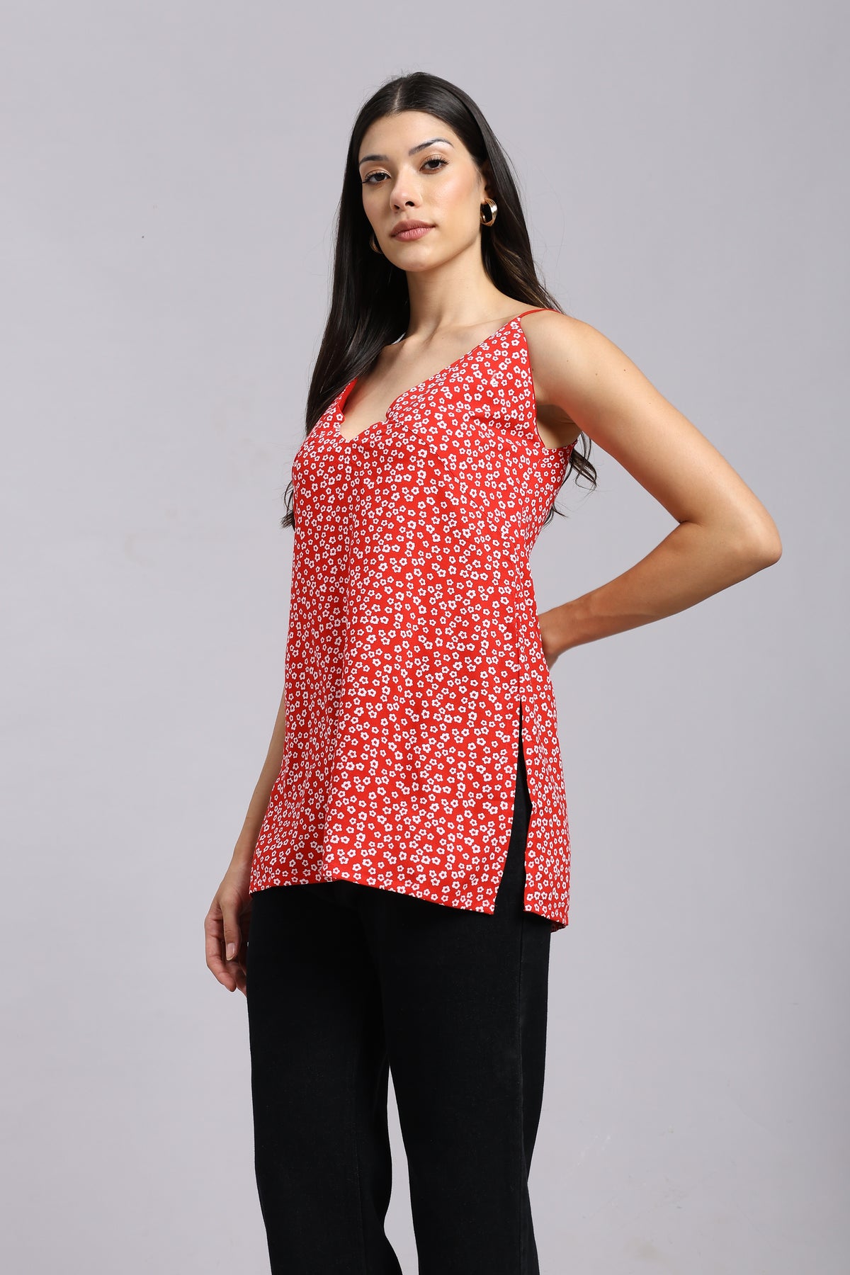 AARSI Tina Flora Halter Kurti