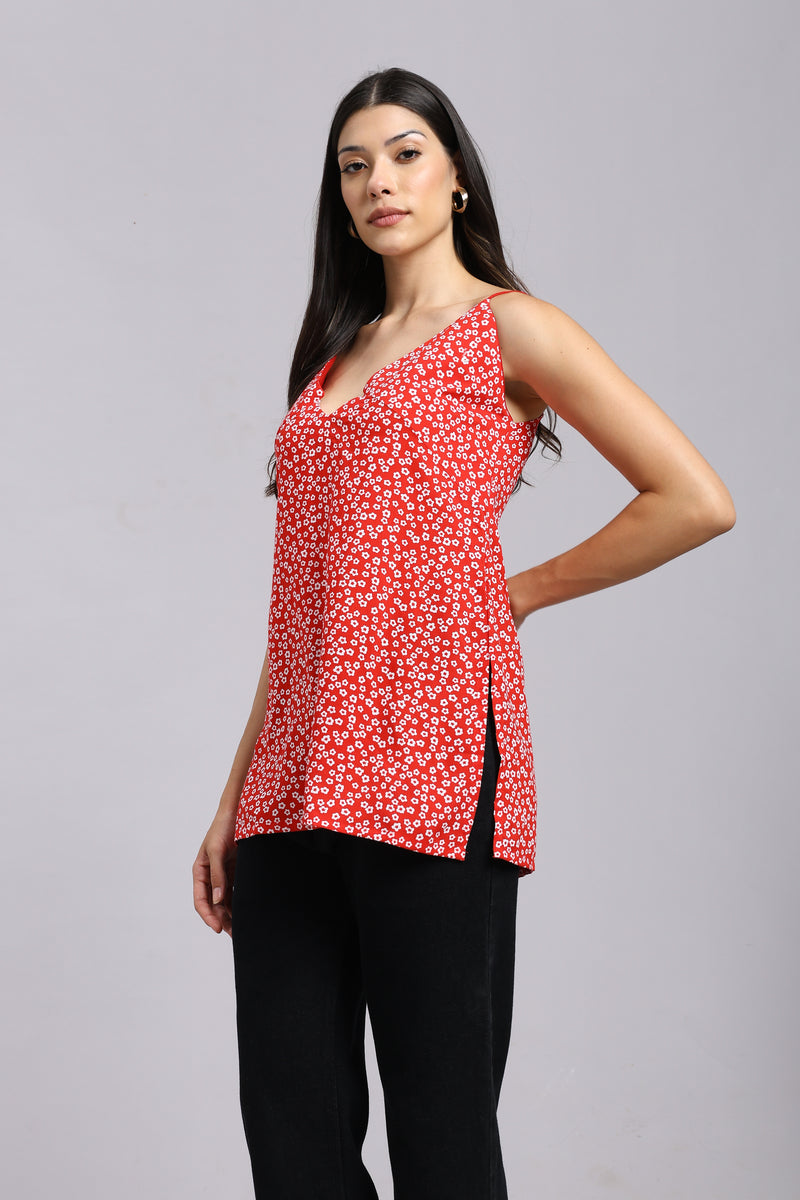 AARSI Tina Flora Halter Kurti