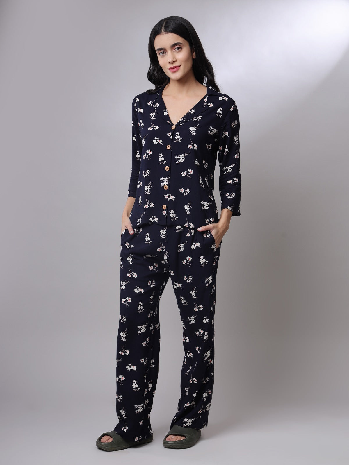 Celine Bloom Pajama Set