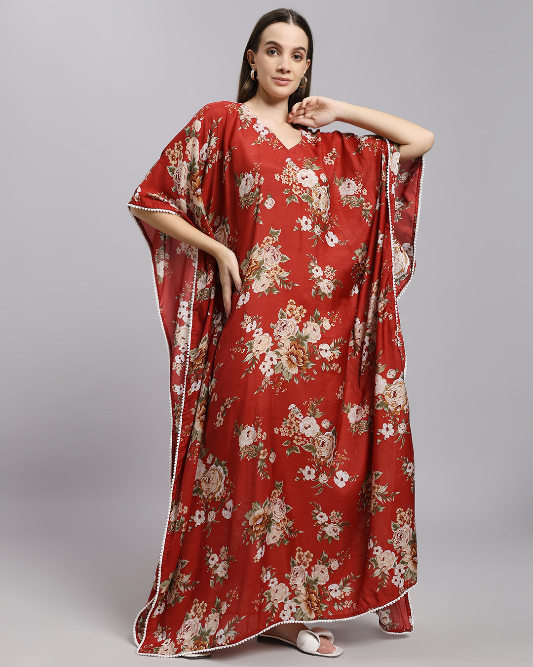 Kimono Kitsch - Wine & Brown