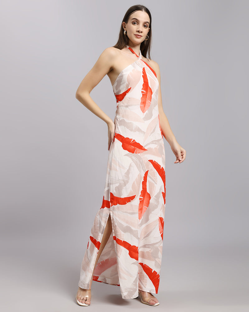 Maxi Halterneck Dress