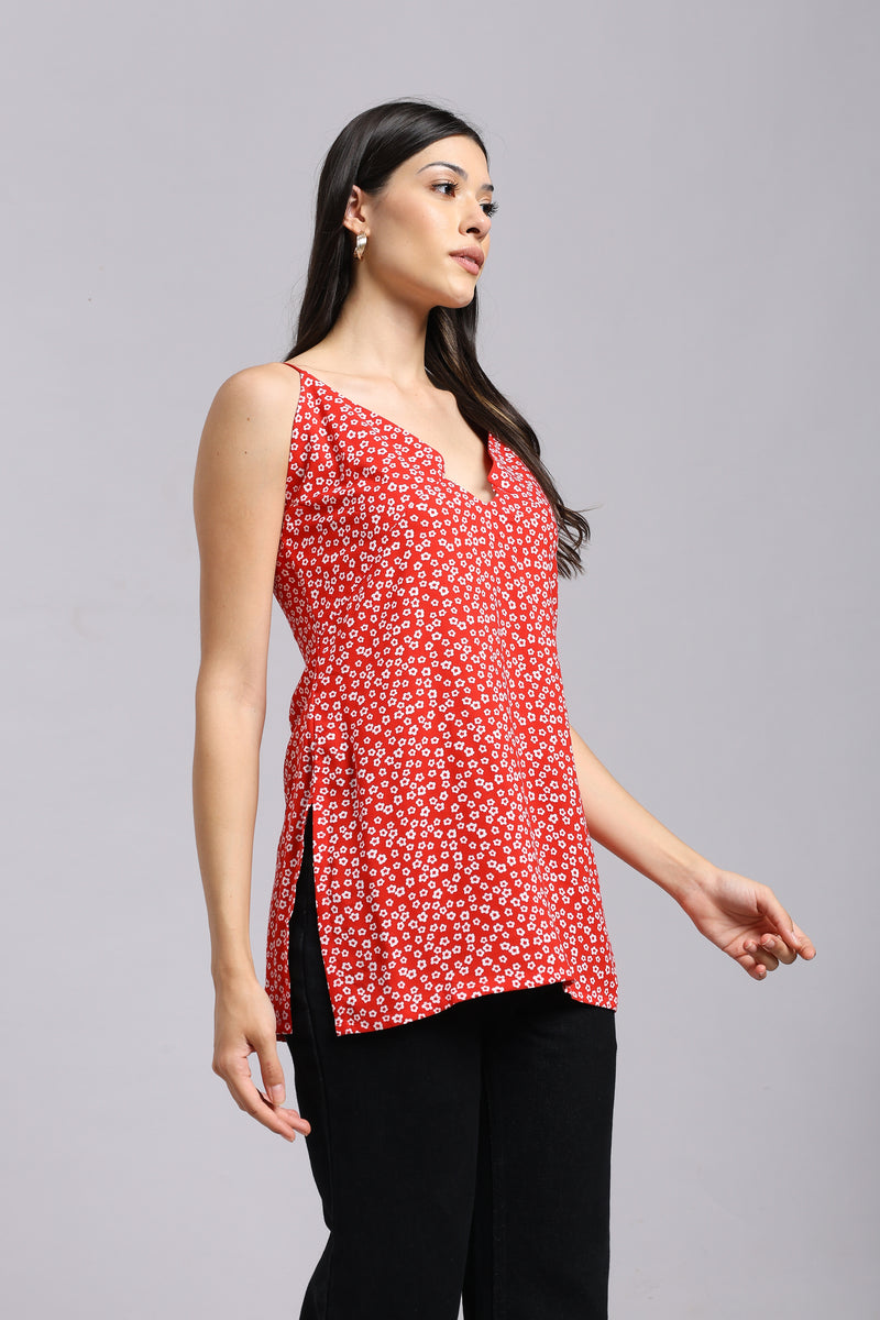 AARSI Tina Flora Halter Kurti
