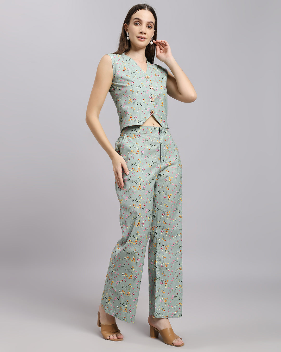 Matching Set of Vest Coat and Trousers