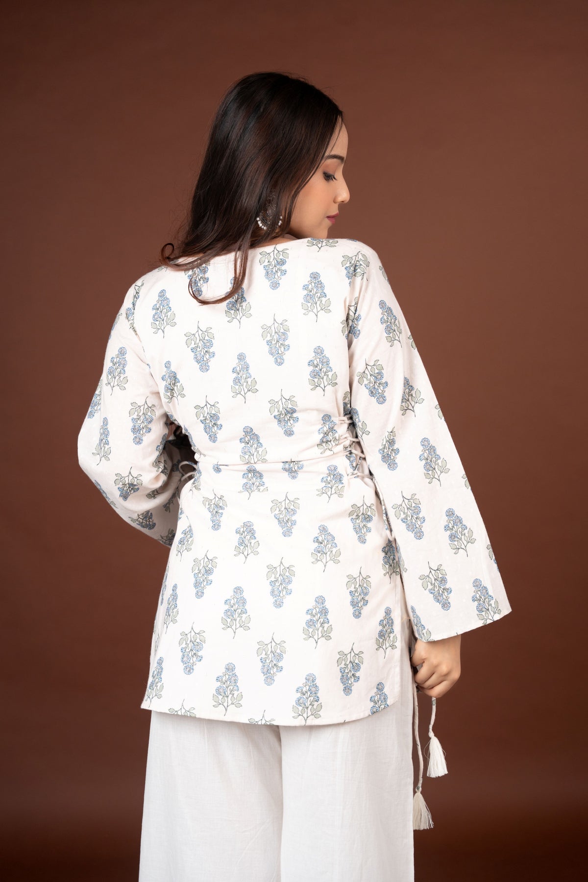 AARSI Ira Moonlit Meadow Side-Tie Kurti