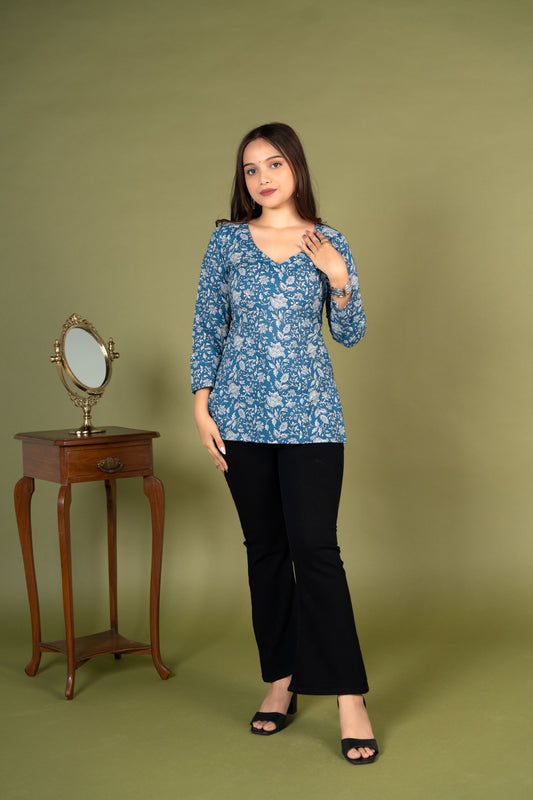 AARSI Myra Indigo Waves Resort Kurti