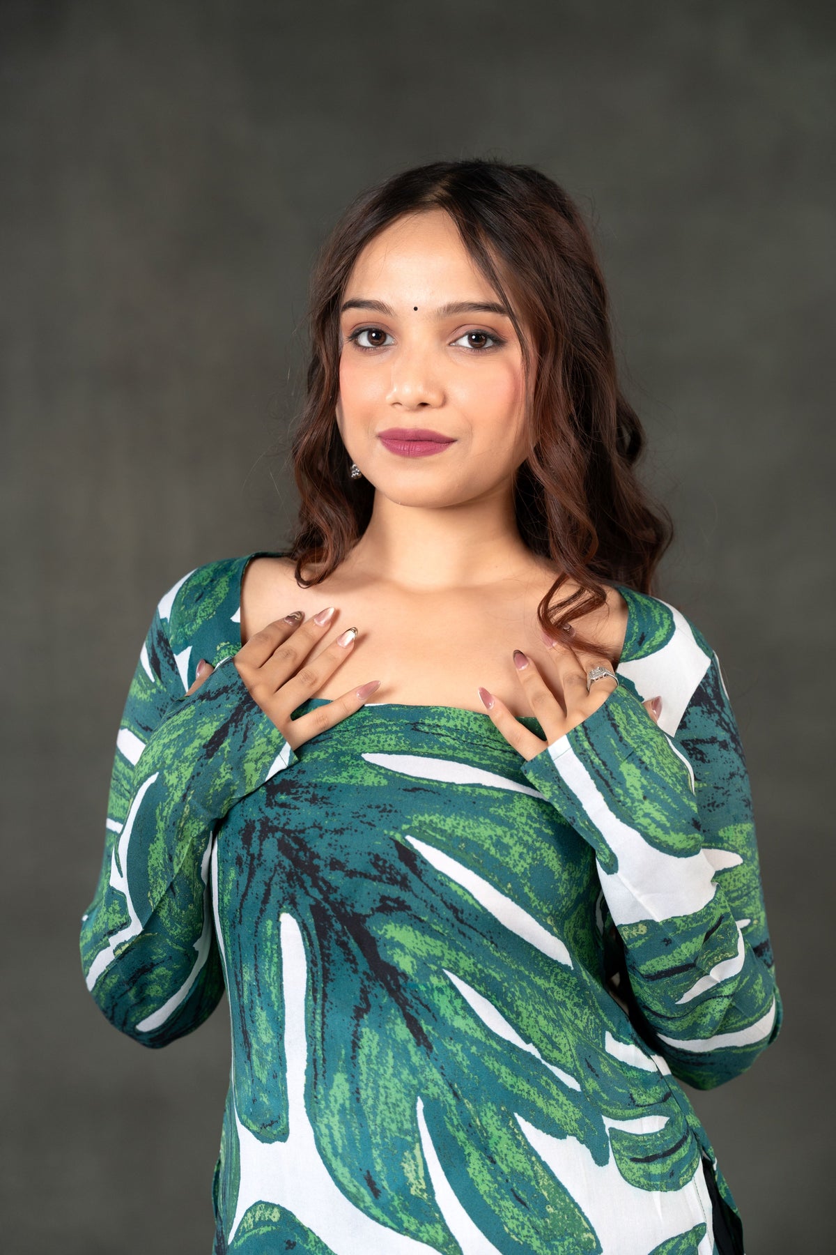 AARSI Aanya Palmscape Kurti