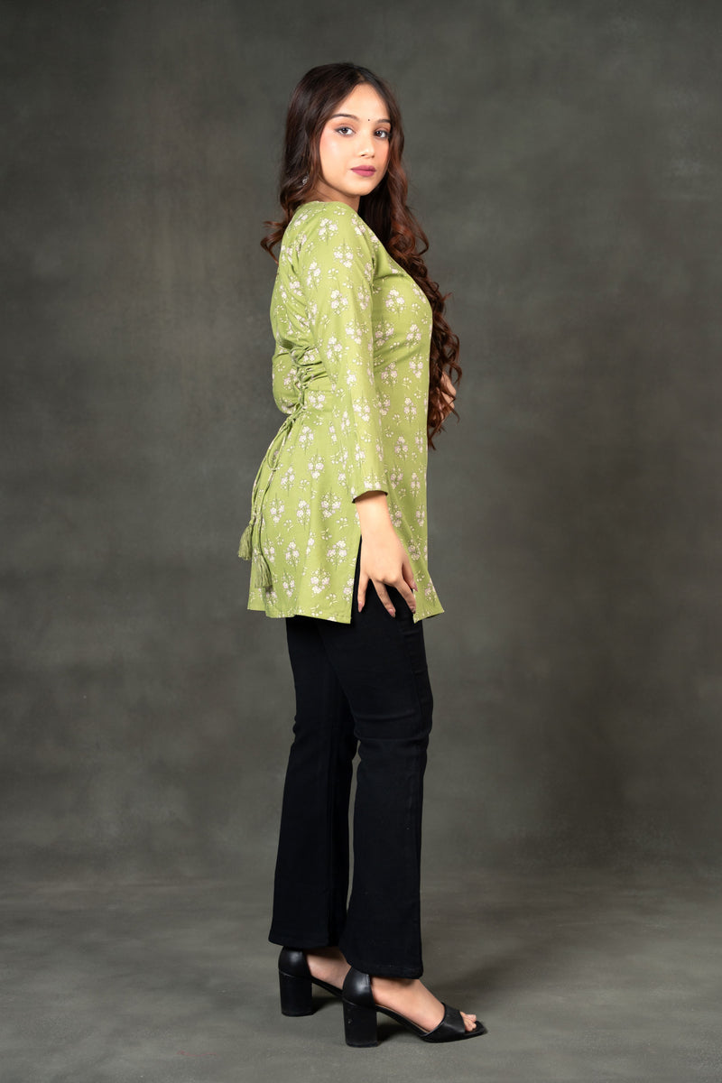 AARSI Anika Meadow Mist Kurti