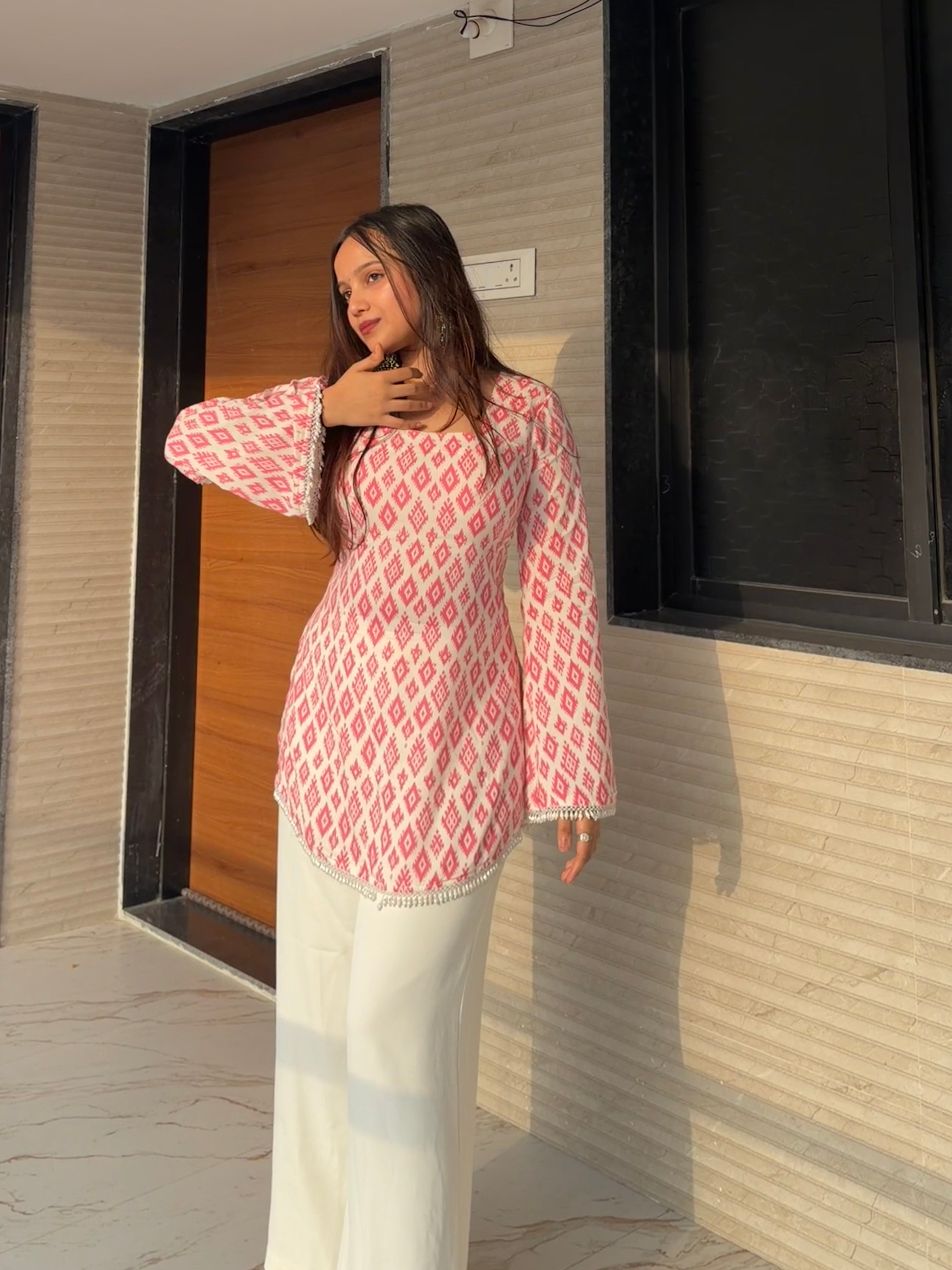 AARSI Ikkat Corset Kurta