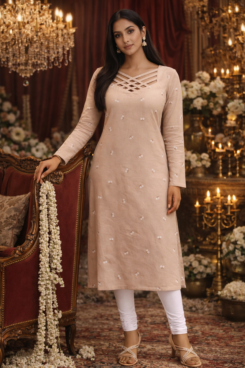 AARSI Aabha Criss-Cross Back Kurti