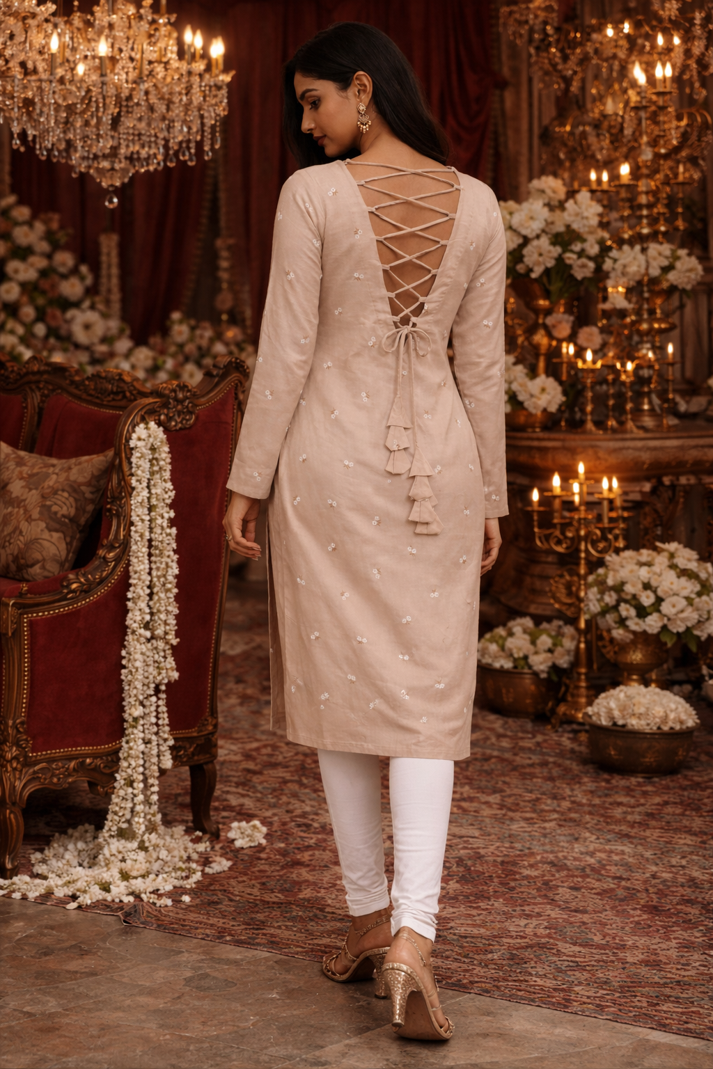 AARSI Aabha Criss-Cross Back Kurti