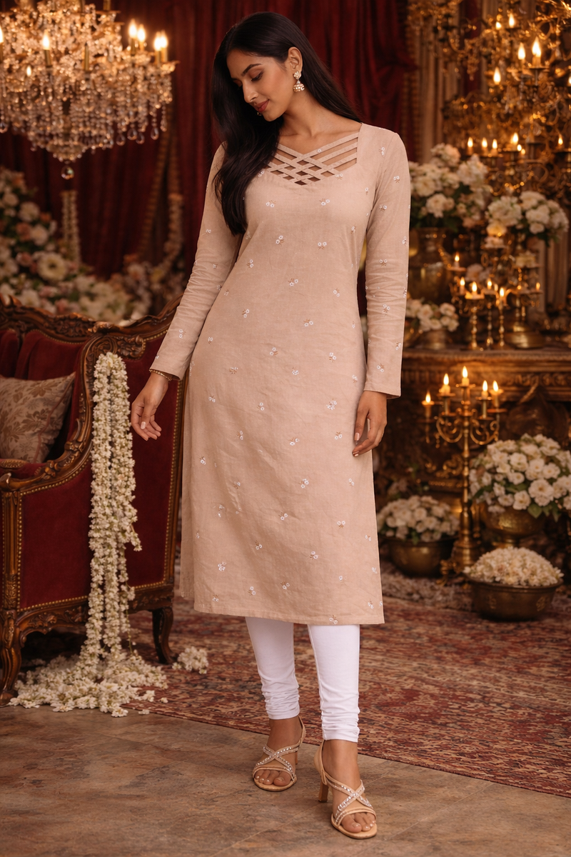 AARSI Aabha Criss-Cross Back Kurti