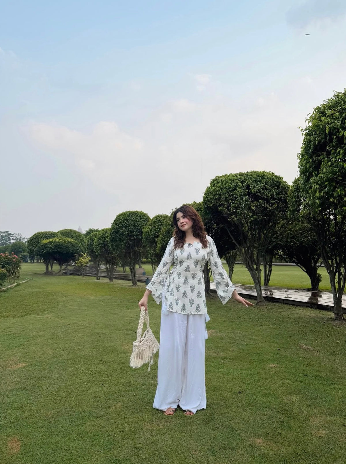 AARSI Ira Meadow Side Tie Kurti