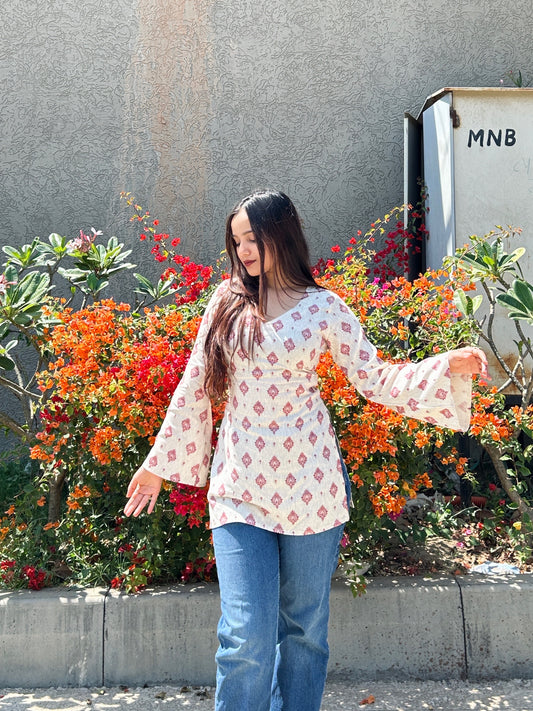 AARSI Angrakhi Corset Back Kurti