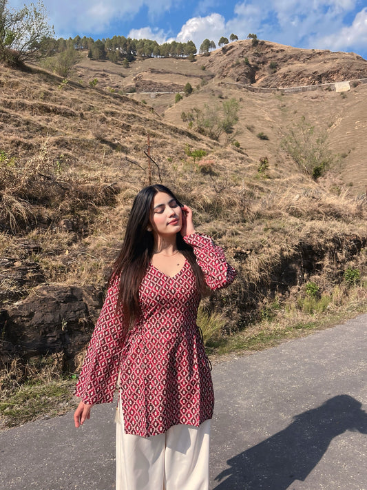 AARSI Ruby Aura Kurti