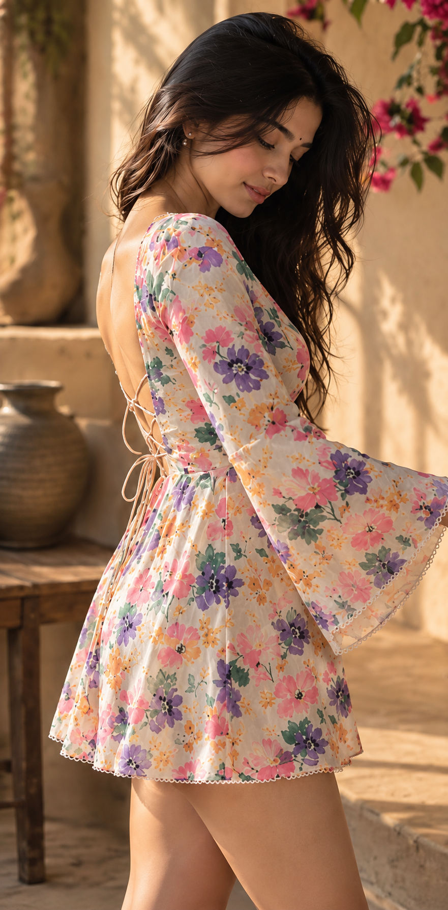 AARSI Rosé Meadow Tunic