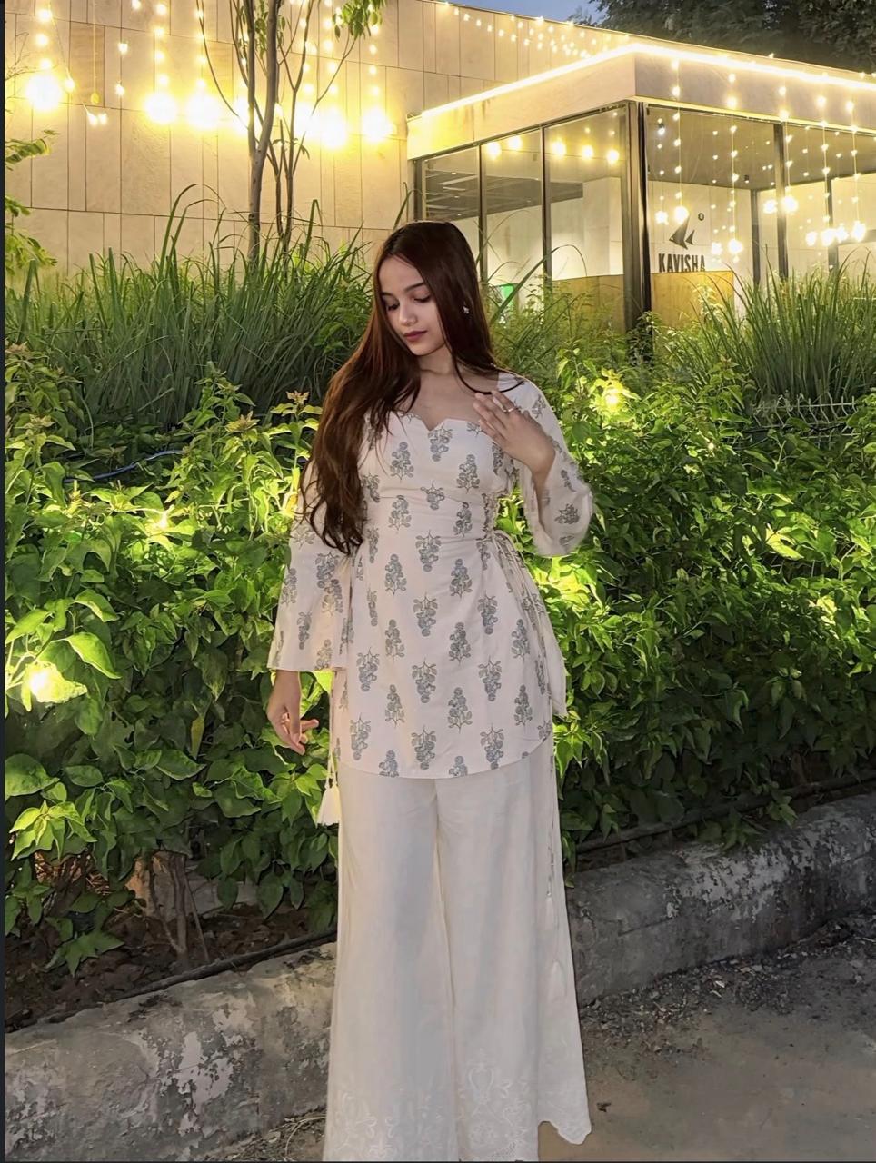 AARSI Ira Meadow Side Tie Kurti