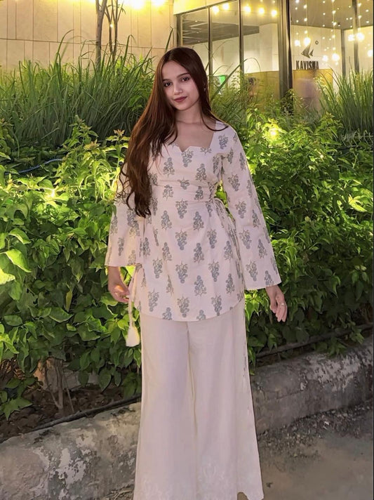 AARSI Ira Meadow Side Tie Kurti